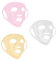 3 Pezzi Maschera per il Viso Silicone, Supporto per Maschera Facciale in Silicone, Copertura della Coperture Idratanti in Silicone, Reusable Facial Mask Cover