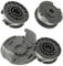 EPLZON Bobines F016800569/F016800385, longueur 4 m Ø 1,6 mm pour coupe-bordure sans fil Bosch EasyGrassCut 23/26/18/18-230/18-260/18-26 et couvercle de bobine F016F05320 (3 Bobines + 1 Couvercle)