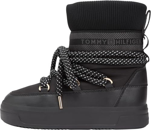 Tommy Hilfiger Damen Snow Boot Water Repellent Fw0fw09260 Outdoor-Stiefel