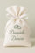 Sacchetti Porta Riso Matrimonio 6x8 cm – Cotone Bianco con Iniziali Personalizzate DTF – Chiusura a Coulisse – Eleganti per Uscita Chiesa – Colore a scelta – Set per Sposi - N° 24 Pezzi (FEDI)