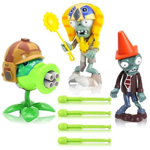 IFHDO Juguetes Plantas, Plantas Juego Personajes Juguetes, Zombies Juego Personajes, Figuras Decorativas de Colección, Regalo para Decoración para Niños