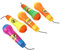 VANZACK 5Pièces Microphones Jouets de Simulation pour Jouets Colorés pour Développement Musical et Créatif