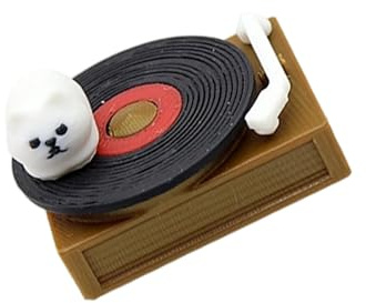 YPREWY Antikes Miniatur-Grammophon-Dekor, Retro-Sammelstück für Heim-Styling und Rollenspiele, Retro-Grammophon, Puppenhäuser-Zubehör