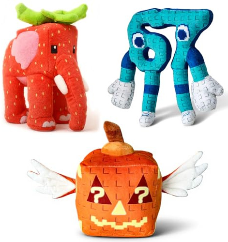 Dlishka Steal A Brainrot Plüsch,Cute Italian Toy Tralalero Shark Plüsch Lustiges Stofftier Geschenk Für Fans, Perfektes Weiches Kuscheltier Für Dekoration Und Sammlung (3PCS)