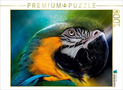 CALVENDO Puzzle Mein bunter Papagei | 1000 Teile Lege-Größe 64 x 48 cm Foto-Puzzle für glückliche Stunden