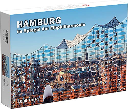 Puzzle Hamburg im Spiegel der Elbphilharmonie, 1000 Teile
