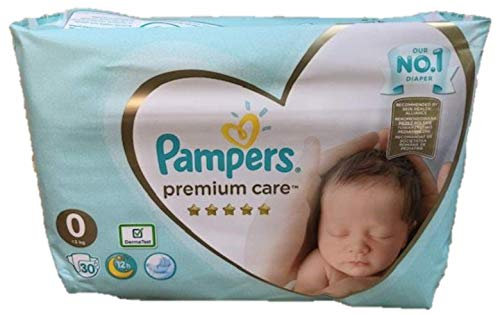 NEU 30 PAMPERS PREMIUM CARE WINDELN GR. 0, bis zu 3 KG, NEW BABY, NEWBORN