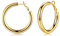 Creolen Silber 925 - Gold Groß 20mm/30mm/40mm/50mm, Vergoldet Dicke 5mm Ohrringe Huggie für Damen Herren Mädchen