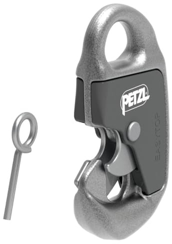 PETZL, Easytop® Stainless, Carabiner Parking, Grey, One Size, Unisex-Adult