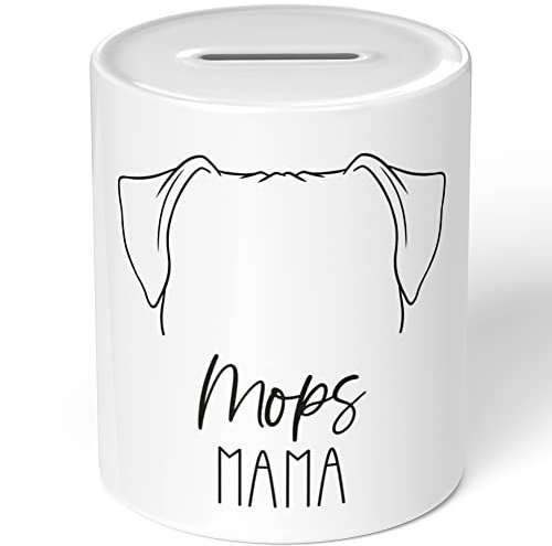 JUNIWORDS Spardose Sparbüchse, Mops Mama (1008955)