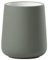 Zone Denmark Nova Zahnputzbecher, Zahnbürstenbecher aus Porzellan mit Soft Touch-Beschichtung, Durchm. 8 cm, Höhe 10 cm, Olive Green