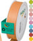 Halbach Seidenbänder Geschenkband | Breite 25mm Länge 25m | Schleifenband made in Germany | Geschenkbänder in Vielzahl von Farben und Breiten, perfekt zum Verpacken und Dekorieren, Farbe: apricot