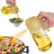 TrendPlain Spray Huile Cuisine 470ml – Vaporisateur Huile Air Fryer 2-en-1 pour Cuisson, Salades, Vinaigre et Accessoire Cuisine - Jaune