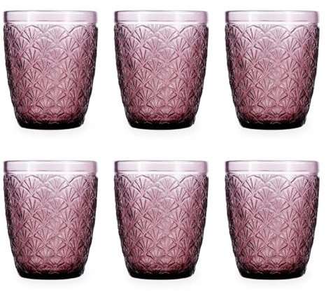 Bidasoa Rose Moon Set 6 Vasos Bajos Vidrio 29cl Otros Vidrios Apto Frigorífico No Apto Microondas Ecológico