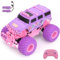 Goolsky Voiture télécommandée pour Filles 2,4 GHz Rose Violet Voiture d'escalade télécommandée Jouet de Voiture Tout-Terrain Rechargeable