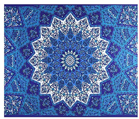 Boho-Wanddekoration, Bohemian-Wandteppich, indische Hippie-Boho-PSY-Schlafsaal-Dekoration for Aufhängen, Bettwäsche, Stranddecke, Vorhang (4)