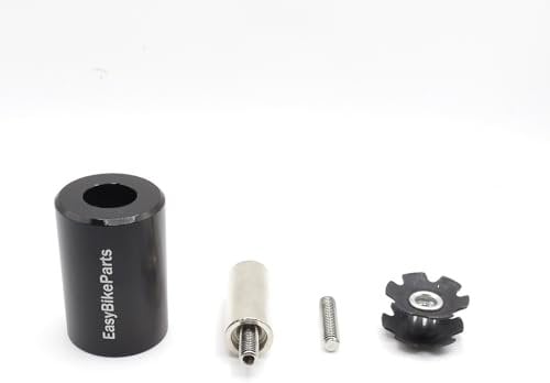 Easybikeparts Bicycle Fork Star Nut Set Bike Headset Star Nut Bike 1 1/8 Fork Installer for Mountain Road Bike Hybrid Bike 4 PCS
