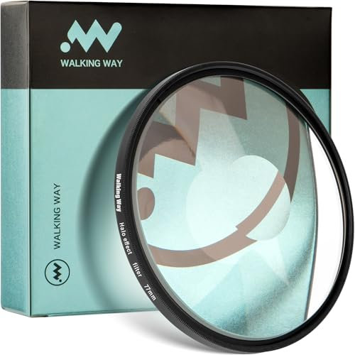 Walking Way Halo Effect Prism Lens Filter 67mm Vortex Distortion Camera Filter K9 Optical Glass with Tunnel Distorts Circular Vortex View