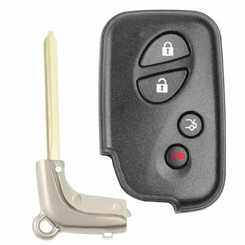 Keyless Entry Remote Control Smart Key Fob for Lexus GS 2005-2009 | Alliskeys Proximity Key Fob Replacement Compatible with Lexus ES IS GS LS 2005-2009 HYQ14AAB 271451-0140 89904-30270