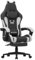 bigzzia Gaming Stuhl, Ergonomischer Gaming Stuhl mit Katzenohren für Mädchen Erwachsene,Höhenverstellbarer Rückenlehne Gaming Chair Komfortable Kopfstütze und Massage Lendenwirbelstütze (Schwarz-Weiß)