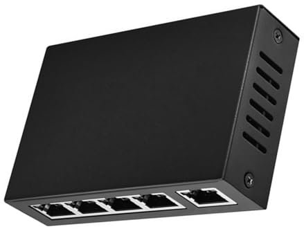 Ripetitore PoE Gigabit PoE a 5 porte, 90 W in uscita switch PoE da 30 W, IEEE802.3af/at, 100 mbps