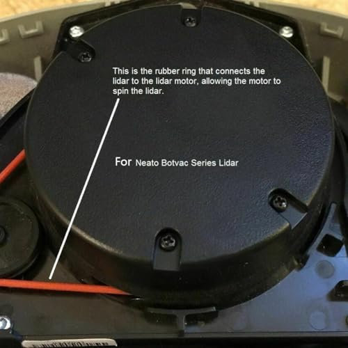 Strapazierfähiger Lidar O-Ring Gummiriemen für Neato für Botvac, 4x Ersatz für optimale Leistung