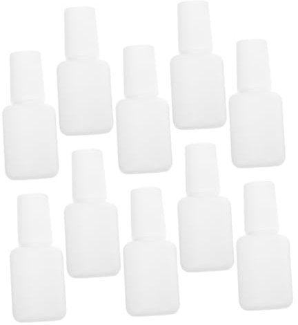 FRCOLOR 22stücke Reisefläschchen Leer mit Pinsel für Überlack und Nagelölnachfüllung für Nailart-steine Pailletten Maniküre und Unterwegs