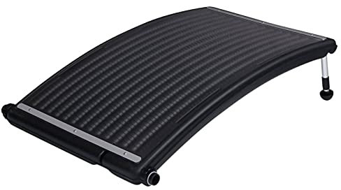 Cinyiqo Paneles calefactores solares de Piscina Curvada 2 uds 110x65cm, Calentador Agua Piscina, Solar Pool Heater, Panel Solar Piscina