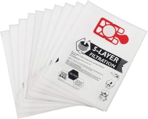 LVELECTRICS Lot de 10 sacs pour aspirateur Numatic Henry Hetty James HEPA-FLO