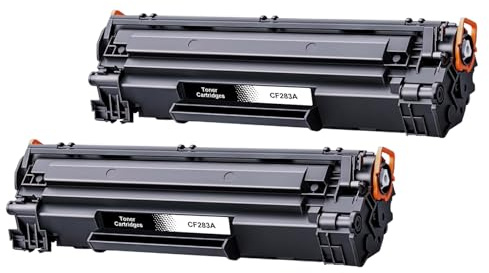 Yowell 2X Toner Kompatible für HP 83A CF283A Schwarz | für LaserJet Pro M201dw M201n MFP M125nw M125a M127fw M127fn M225dw M225dn