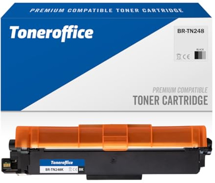TN-248BK Toner für Brother TN248 BK Tonerkartusche Schwarz Kompatibel (ca. 1000 Seiten)