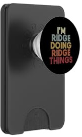 Ridge Name Ridge Personalized Name First Given PopSockets PopWallet for MagSafe