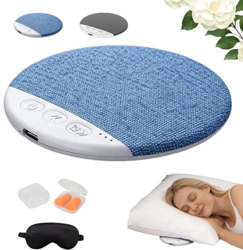 EastHedge Cassa Bluetooth Sotto Cuscino,Altoparlante Da Cuscino,Ultra Sottile, Portatile, Silenzioso, Per Camera Da Letto, Hotel, Campeggio, Viaggi, Studenti (Blu,1)