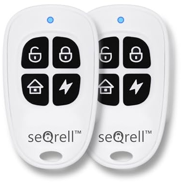 seQrell, Set di due Telecomandi Supplementare per seQrell Allarme Antifurto Wireless gsm, Set di DUE Telecomandi. SQTR002CR