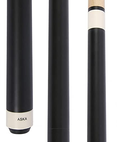 Aska JBC Heavy Hitter Jump Break Queue. 3-teiliges Jump/Break Queue mit 14 mm Spitze in matt schwarz, 708g (25oz.) schwer mit dem Oberteil aus kanadisches Hardrock Ahornholz.