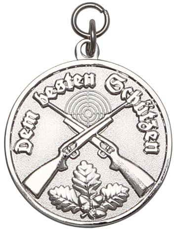 Medaille - Dem besten Schützen Silber
