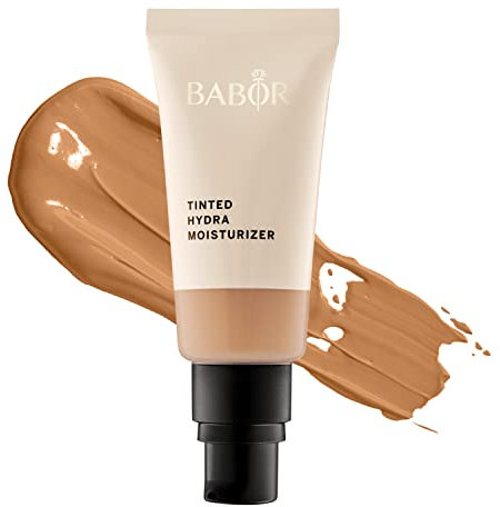BABOR MAKE UP Tinted Hydra Moisturizer, getönte Feuchtigkeitscreme, BB Cream, mit feuchtigkeitsspendendem Serum, leichte Deckkraft, 30 ml