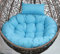 CanKun Hängesessel Kissen, Hängestuhl Gestell Kissen Waschbar Schaukel Hängendes Rattan Stuhl Kissen 100% Baumwolle Hängesessel Outdoor Hängeschaukel