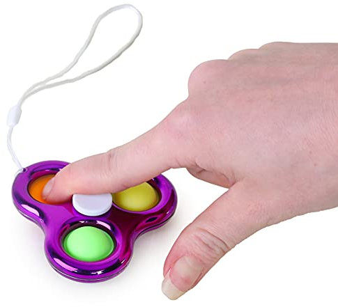 Toyland® Push Bubble Pop Bubble Sensorisches Zappelspielzeug (Pop-Spinner)