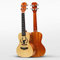 JTRHD Ukulele Anfänger Ukulele-Starter Ukelele-Gitarren-Instrument natürlich und braun für Kinder Erwachsene (Farbe : Natural, Size : 26 inches)