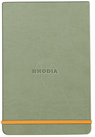 Rhodia 194355C Notizbuch Webnotepad 9x14cm liniert 96 Blatt Seladon