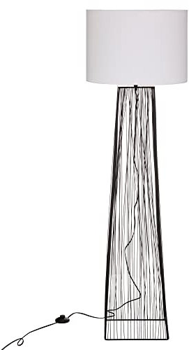 Gerade Stehleuchte Tropique H 147 cm schwarz