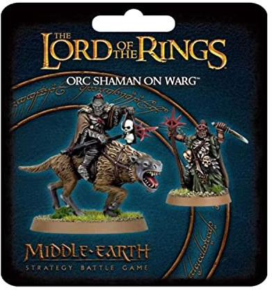 Games Workshop Warhammer Middle Earth - Orc Shaman sur Wargs