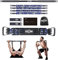 INNSTAR Portable Home Gym, Verstellbares Widerstandsband mit Stange und Kniebeugen-Bändern für Heimtraining, Bankdrücken Brusttrainer Resistance Band Set für Brust, Arm, Beintraining (105LB|Women)