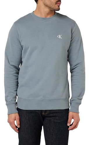 Calvin Klein Jeans Men's CK ESSENTIAL REG CN, Overcast Grey, XS [Amazon Exclusive]