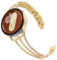 KADES Kompatibel für Samsung Galaxy Watch 7 Armband 40mm 44mm,20mm Damen glitzer Gliederarmband for GalaxyWatch 6/5/4/FE 40mm 44mm,Galaxy Watch Active 2 40mm 44mm armband,Gold