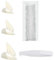 Bessy shop Halloween Vampire Teeth,Vampire Fangs,3 Pairs Halloween Vampire False Teeth with Teeth Pellets Adhesive Vampire Teeth Costume for Cosplay Party Props Halloween Party Fangs,13/15/ 17 mm