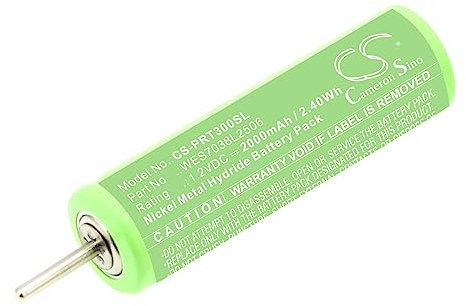 KCDE Ersatzakku für Panasonic ER2211, ER221E2, ER-5209, ER-CA35, ER-CA70, ER-GB60, ER-GB70, ER-GB80, ER-GB96, ER-GC50, ER-GC70, ES2207P, ES3042, ES3050, ES 365, ES. 4001