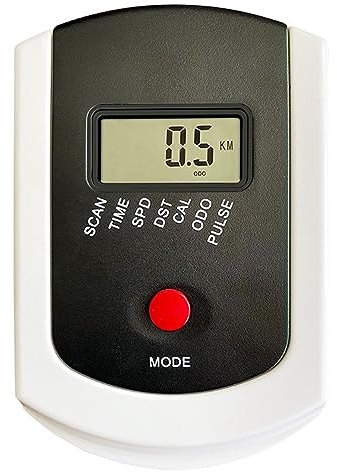 BBTISG Monitor LCD Tachimetro per Cyclette, Stazionario Bicicletta Monitor Tachimetro con Cardiofrequenzimetro per Visualizzare Il Tempo, La velocità, La Distanza, Le Calorie