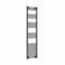 Go Bathrooms Nola Bathroom Towel Rail Heated Bathroom Radiator Wall Mounted Ladder Rail Grey - 1800mm x 500mm